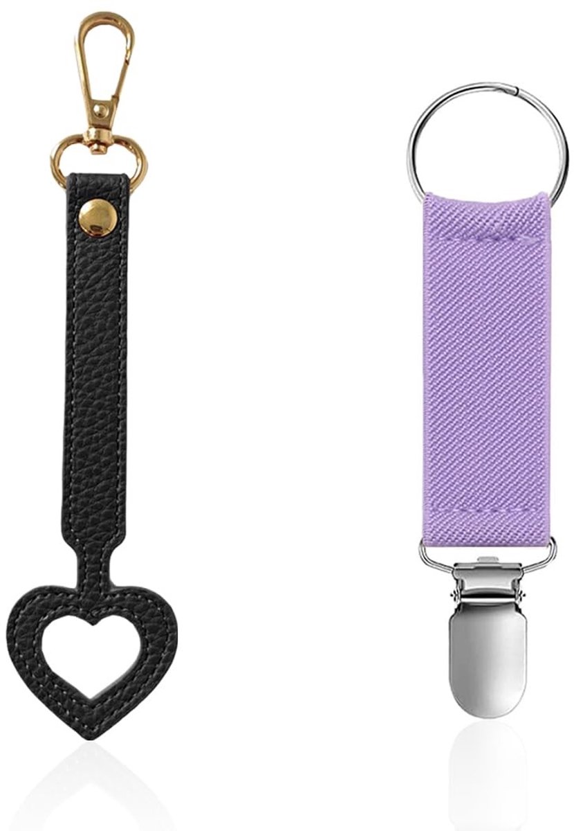 Dailygoods- Hoedclip Draagbaar - Multifunctionele Hoedclip - PU-Lederen Hoedclip - Antislip Hoedclip - Reishoedclip - Vrije Handen Design - Hoedhouder