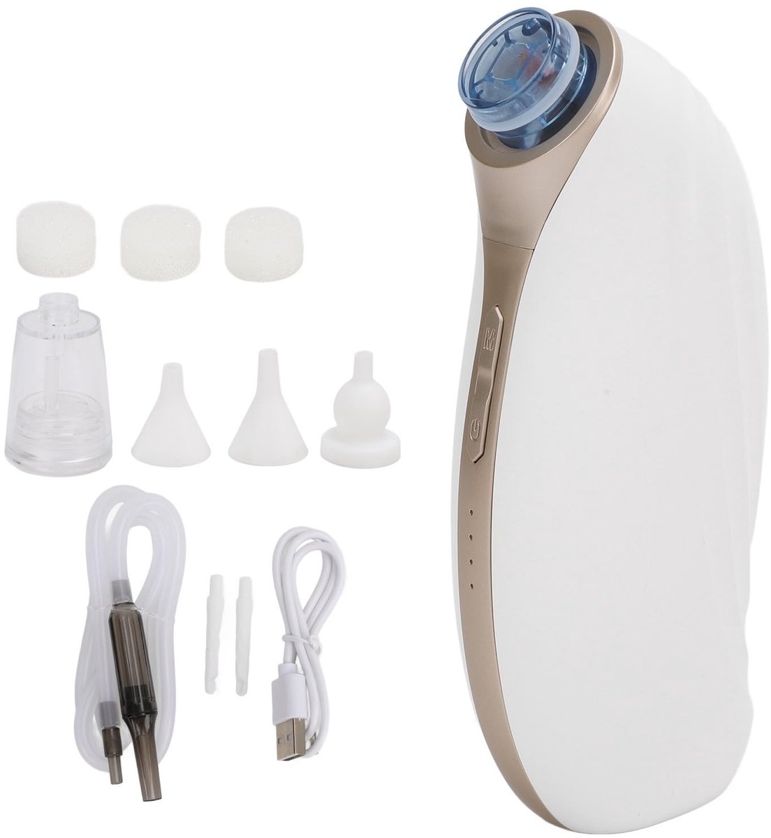 Dailygoods - Oplaadbare Oorsmeerverwijderaar met 3 Zuigniveaus en 5 Tips