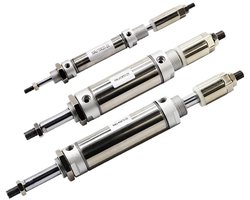 Mini Cilinder - Zuiger Gereedschap - Industriële Automatisering - Dubbel Effect - 16-40 mm - Aluminium