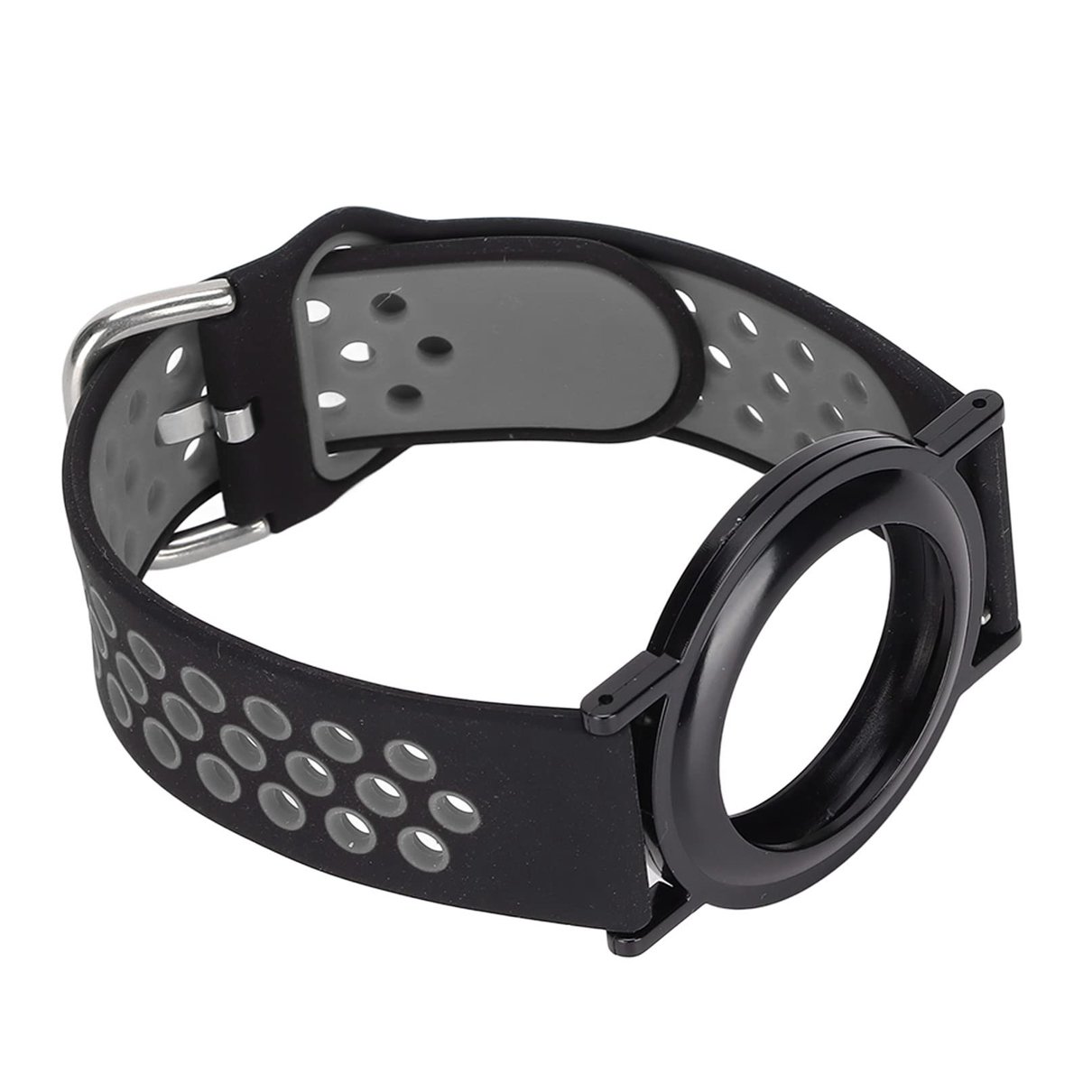 Dailygoods- Horlogebandhoes Slagvast - Siliconen/kunststof - Anti-kras - Zweetbestendig - Wasbaar - Geschikt voor IOS Locator 2021 - Smartwatchband