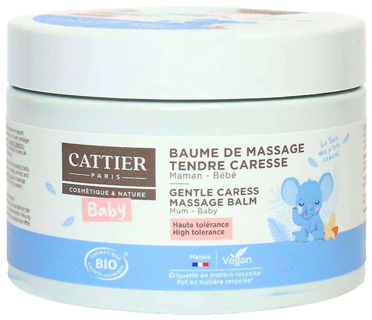 Cattier Baby Baume de Massage Tendre Caresse Bio 100 g