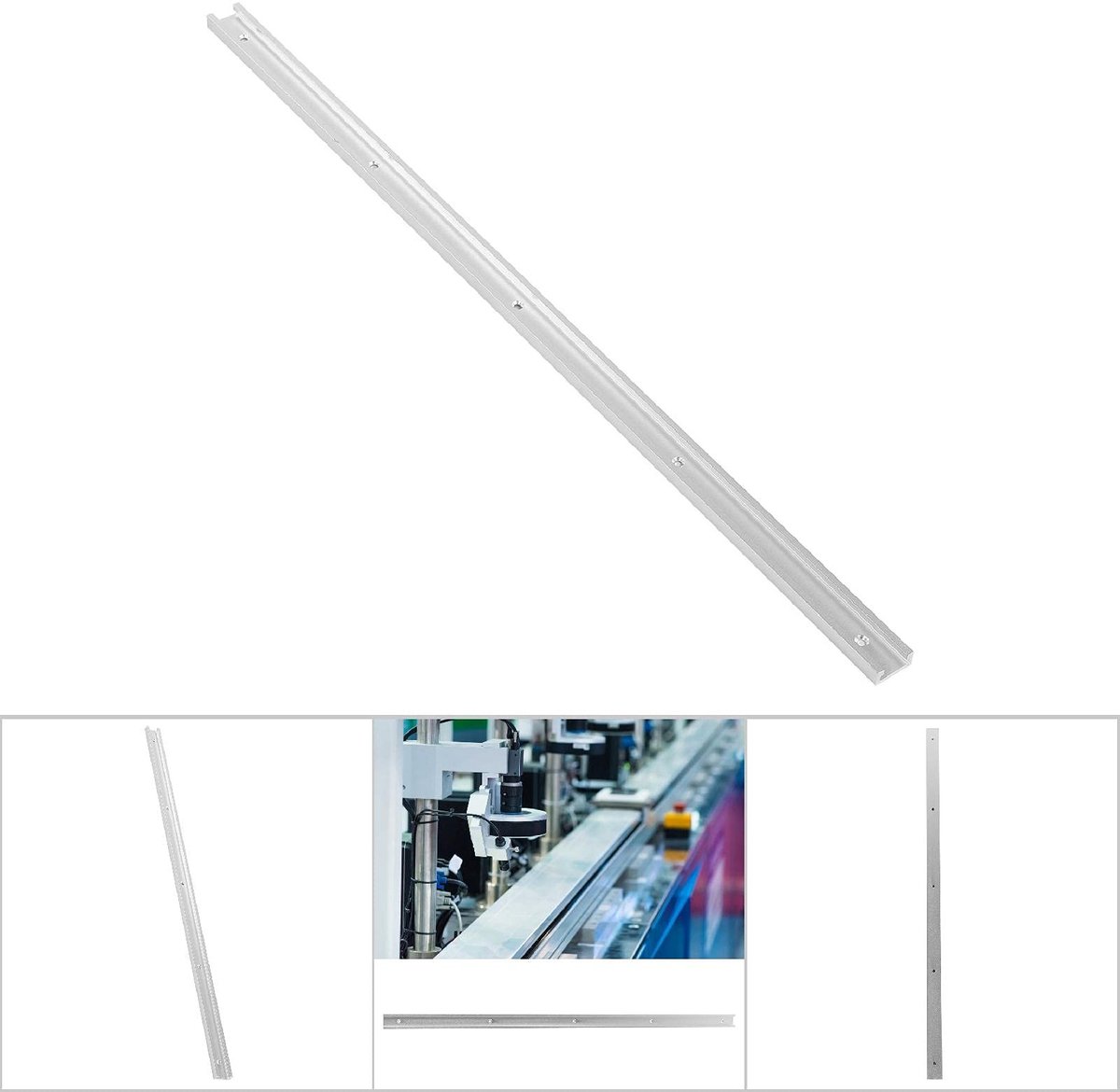 Dailygoods- Type Gabarit 800 mm - Aluminiumlegering - Duurzaam - T-groef - Oppervlakteanodische oxidatie - Tevredenheidsgarantie - Verstekrail