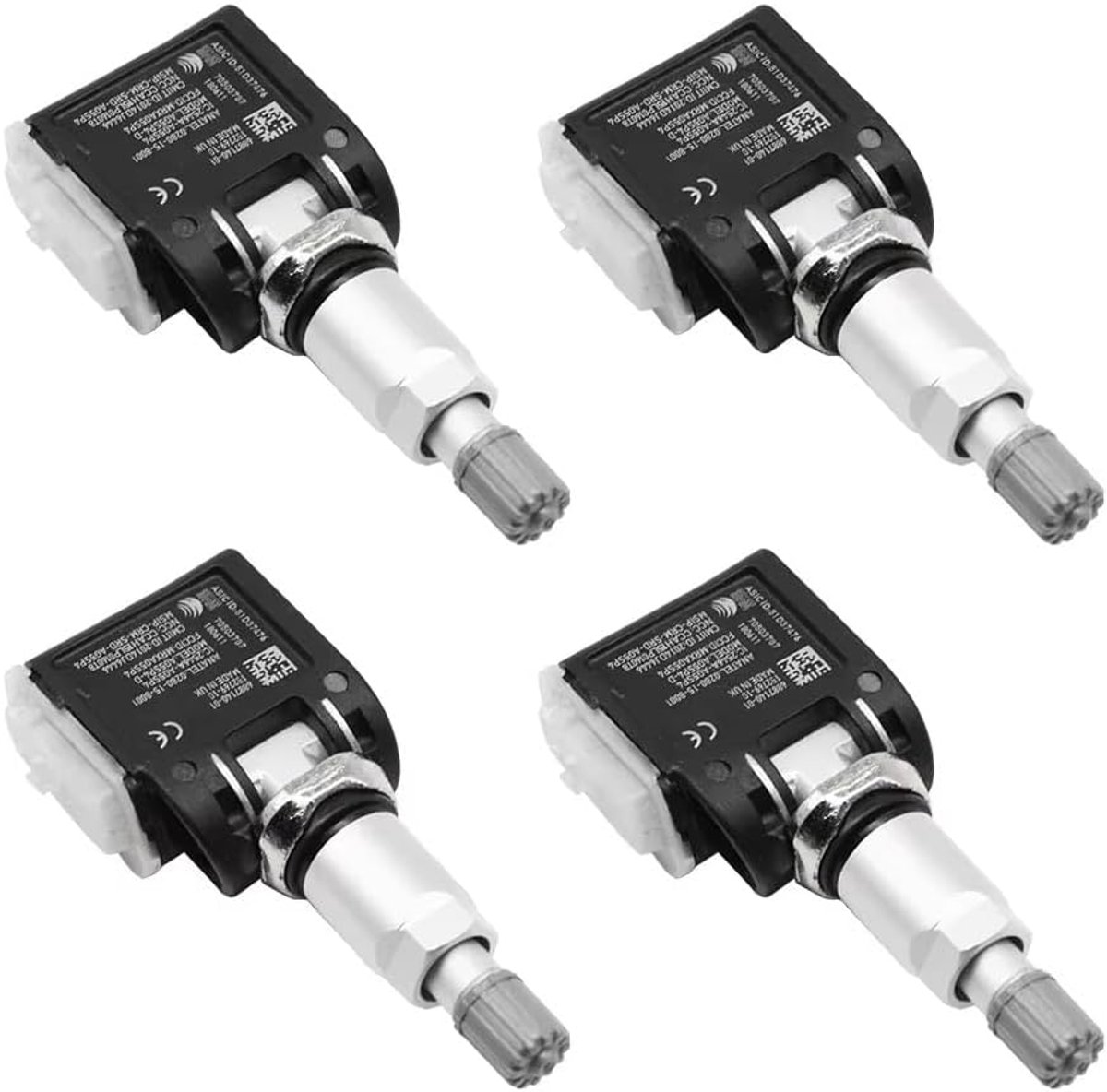 Bandendruksensor - TPMS Sensor - Bandconditie Bewaken - Hittebestendig Waterdicht - Standaard Afmetingen - Zwart