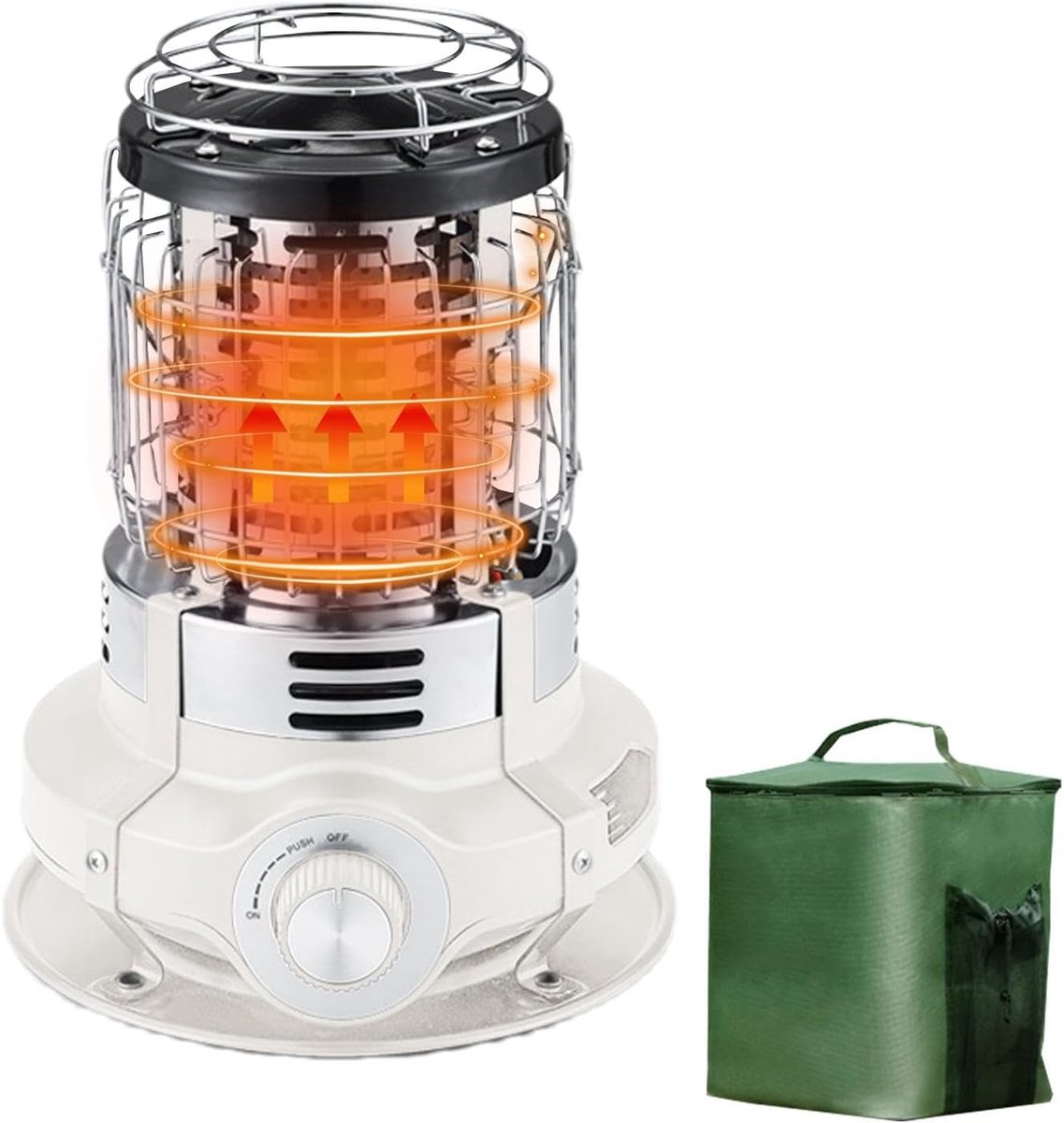 Terrasverwarming - Buitenverwarming Kachel - Buiten Zitten - Automatische Uitschakeling - 1500 W - Wit