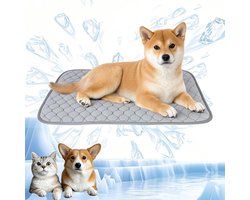 Dailygoods - YXHZVON Koelmat voor honden, zelfkoelende mat voor honden katten in de hete zomer, huisdieren duurzame koele matten, huisdieren slaapmatras accessoires voor katten puppy thuis en op reis, 70 x 55 cm,