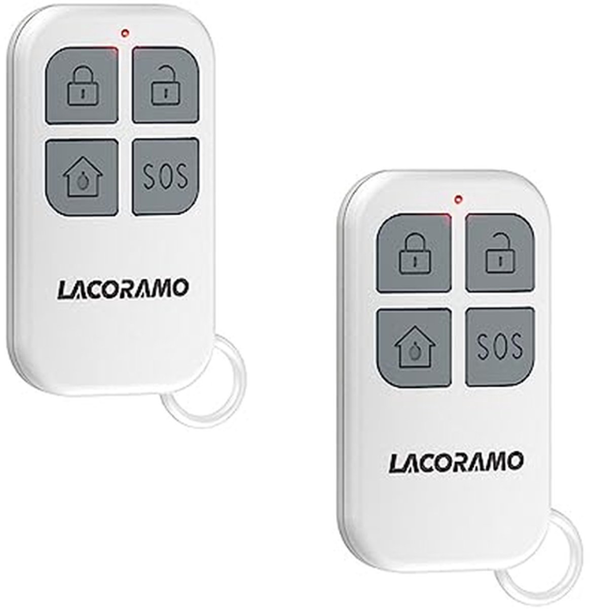 Deuralarm Sensor - Deurmelder Afstandsbediening - Huis Beveiligen - Inclusief Batterijen - Compact Formaat - Wit