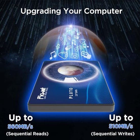 Interne SSD - Solid State Drive - Sneller Werken - 3D NAND Flash - 4TB - Zwart — afbeelding 2