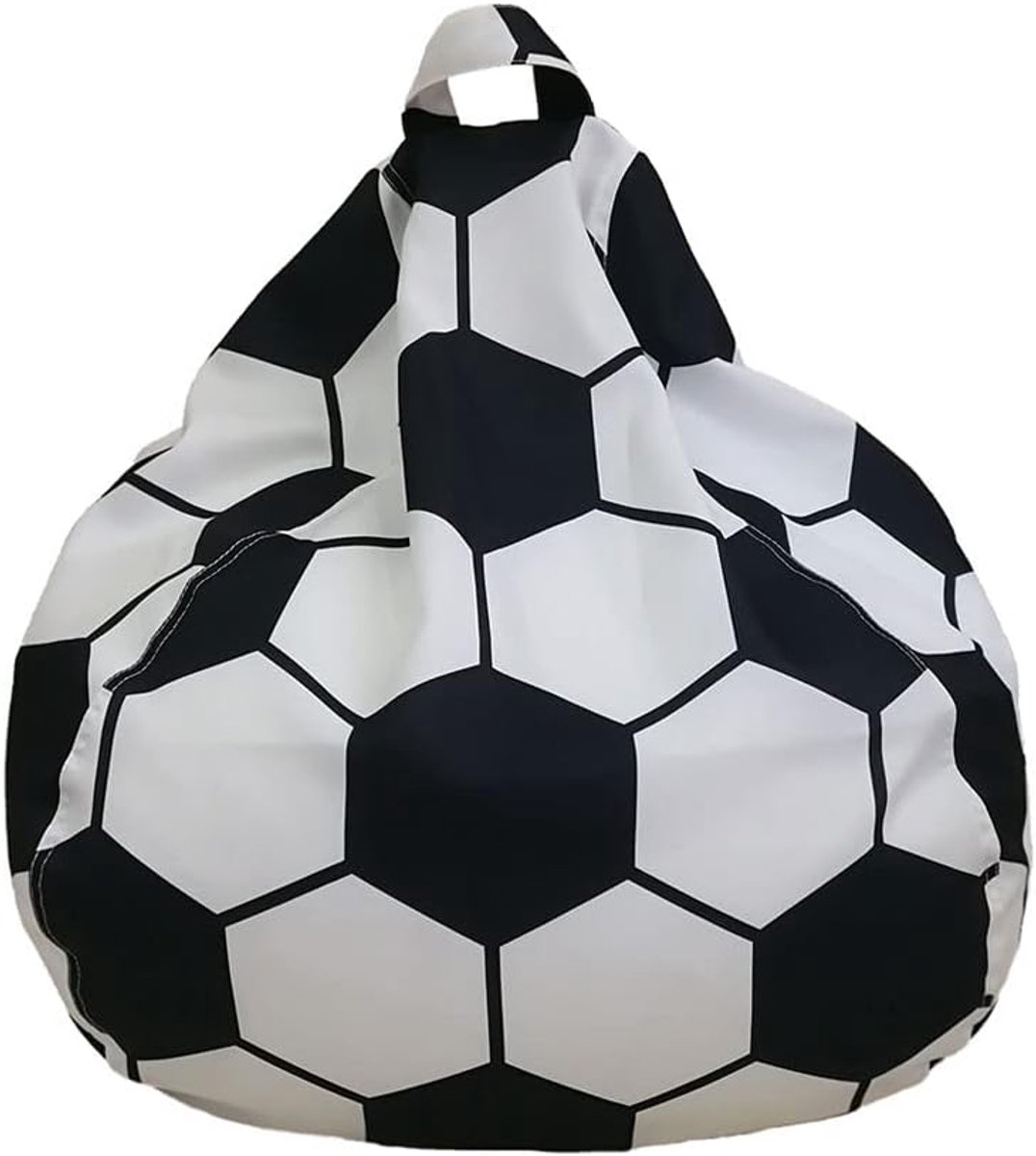 Zitzakhoes - Speelgoedzak - Opbergen Knuffels - Zelf Vullen - 60x70cm - Voetbal