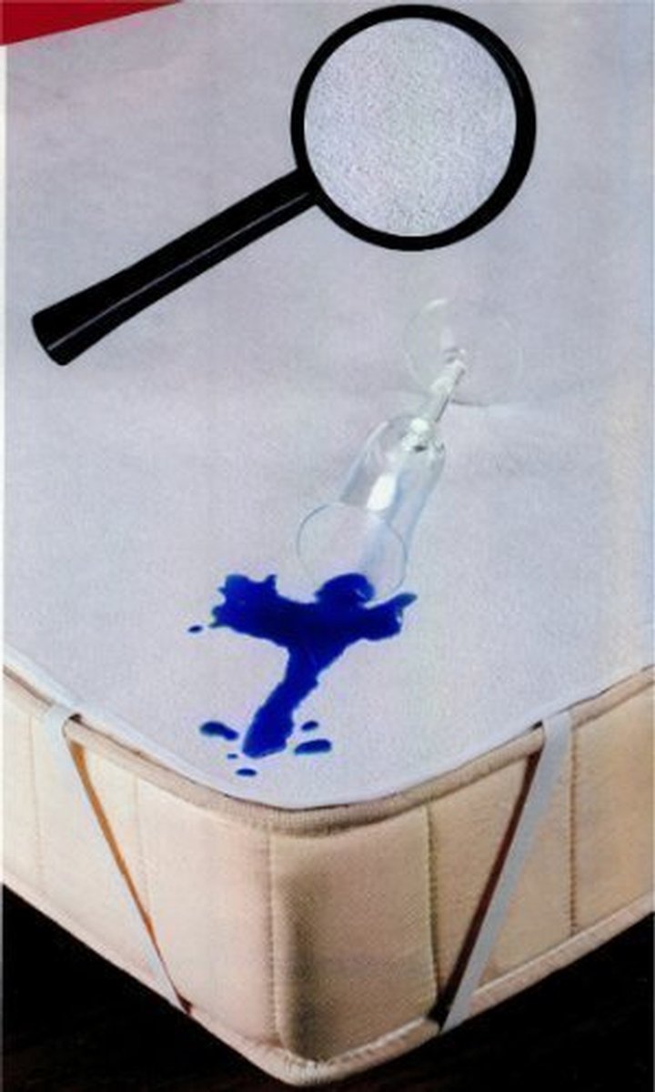 Matrasbeschermer Terry - Onderlegger Molton - Hygiënisch Slapen - Waterdichte Folie - Diverse Maten - Wit