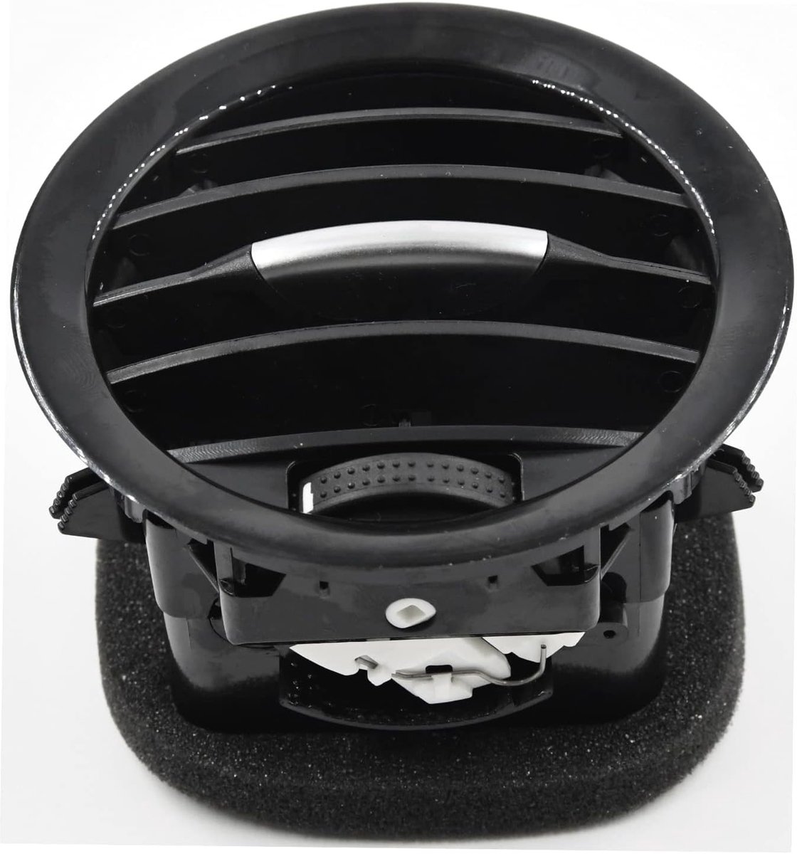 Ventilatierooster - Luchtuitlaat Dashboard - Auto Interieur - Chroom Afwerking - 10.7 x 10.5 x 7.9 cm - Zilver