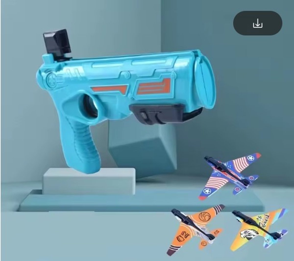 Vliegtuig werper deluxe kinderspeelgoed