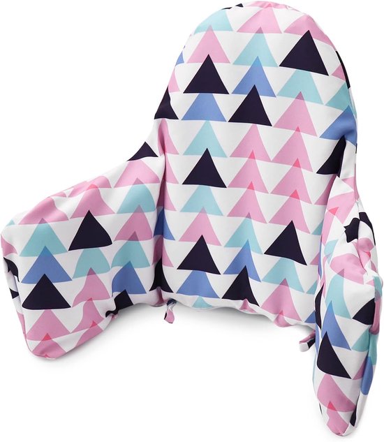 Kinderstoel Kussen - Zitverhoger Baby - Comfortabel Zitten - Opblaasbare Binnenvoering - 18 x 26.5 cm - Grijs Krokodil — afbeelding 5