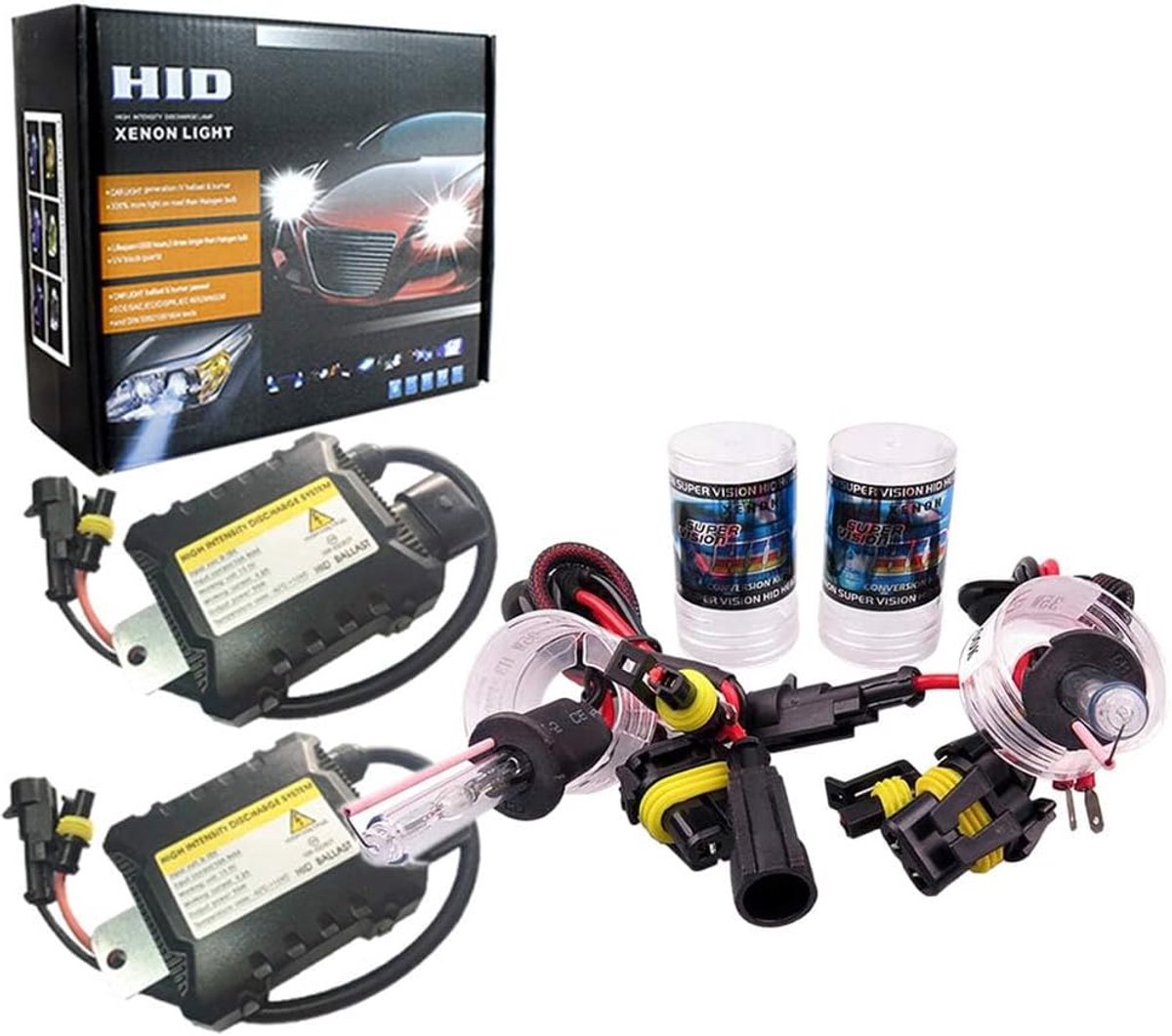 Xenon Lampen Set - HID Verlichting - Veilig Rijden - Hoge Helderheid - 12000K - Wit