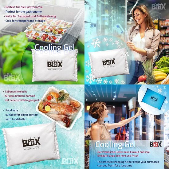 Thermo isolatiebox - Koelbox met batterijen - Voedsel transport - Vaatwasserbestendig - 21.5 liter - Wit van Thermo期开奖 — afbeelding 3