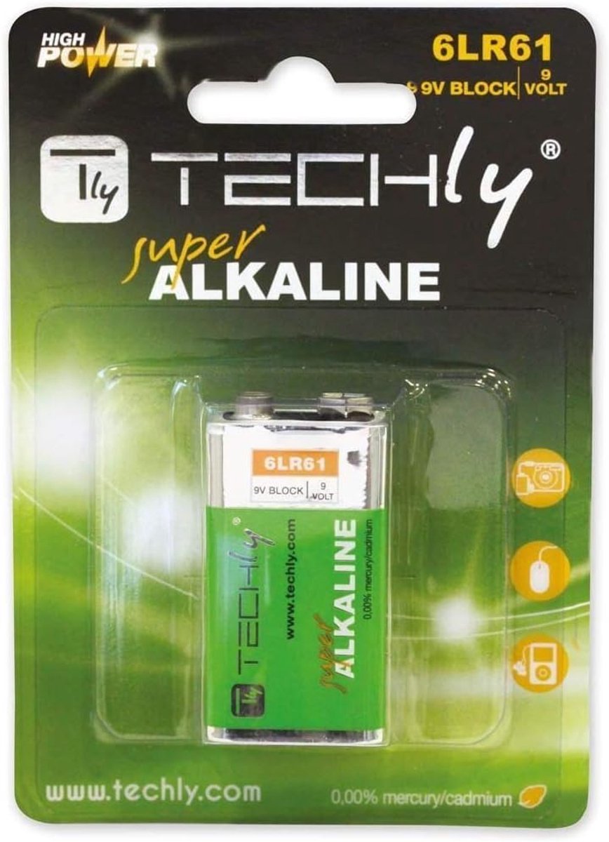 Batterij 9V - Alkaline Batterij - Apparaten Aandrijven - Hoge Energie - 1 Stuk - Multicolor