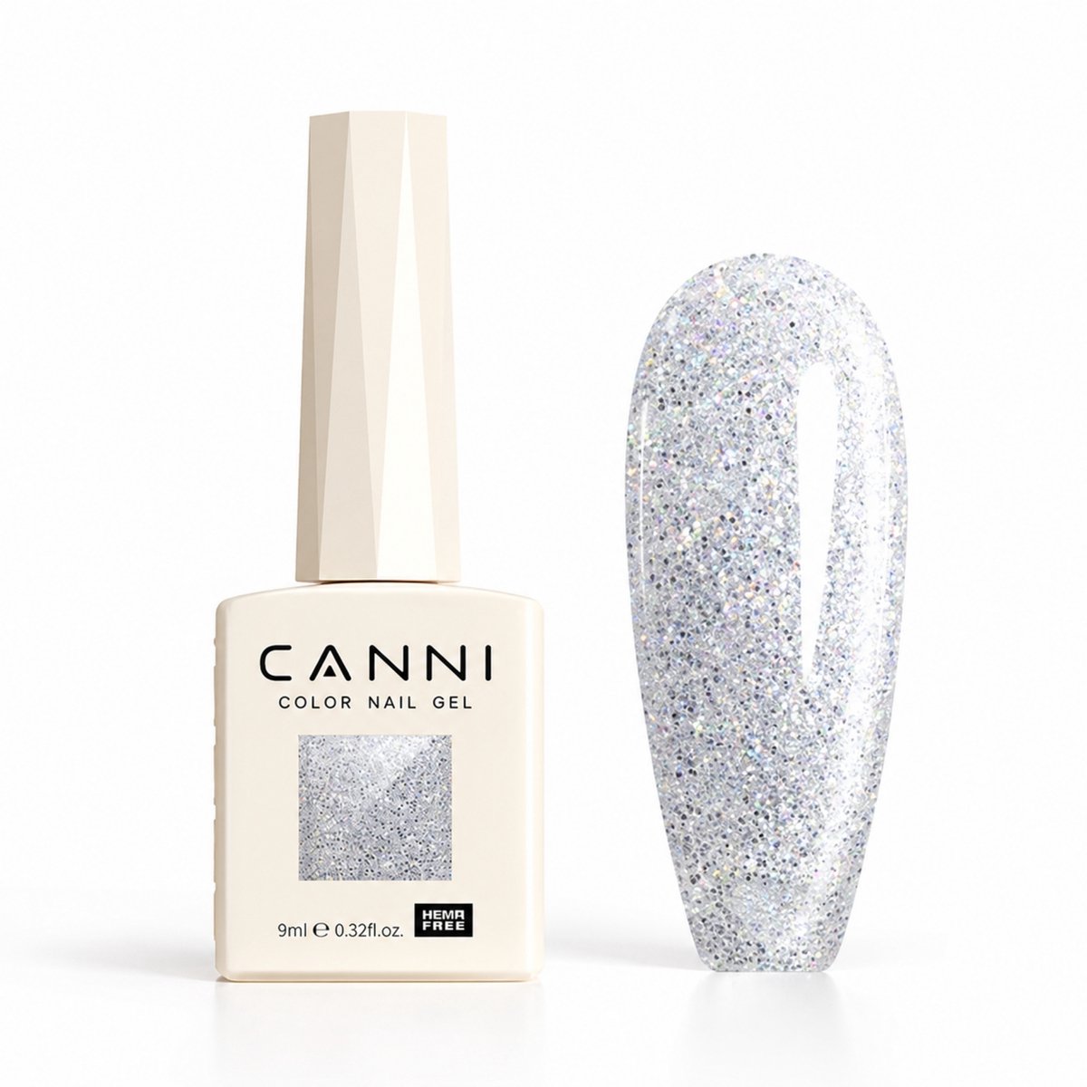 Canni - Glitter gellak - 10 ml - HEMA-vrij - TPO-vrij – Gellak Glitter - Glitters - Pink Gellac - Gellak - Glitter nagellak - Glitter gellak set - Gellak nagellak - Gellak set