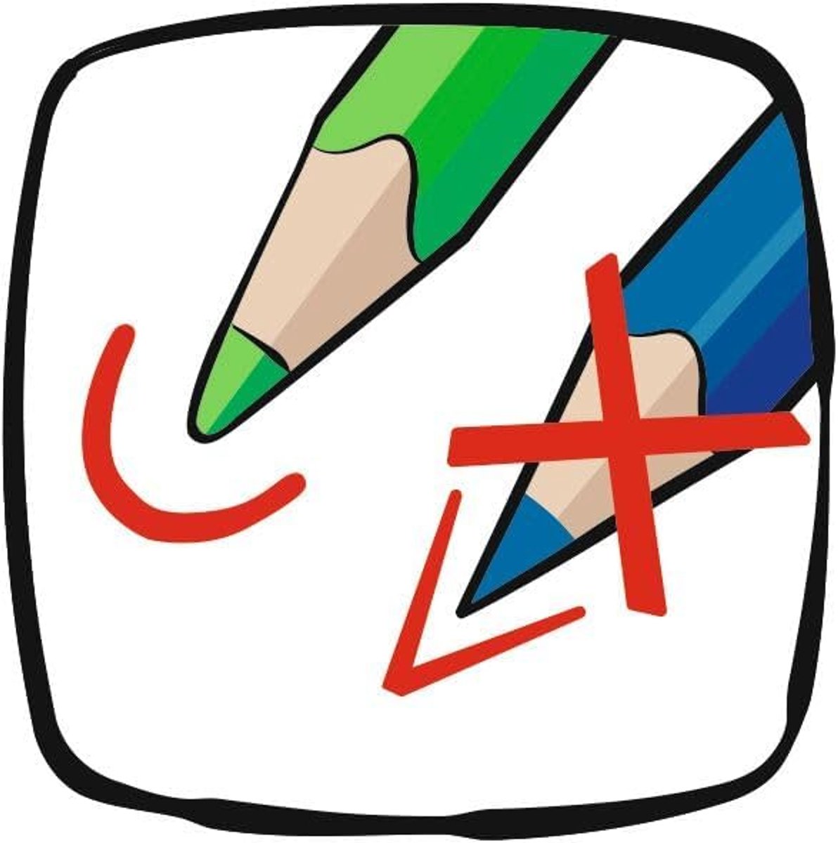 Thijox - Colorpeps Puntenslijper 2-gaats voor Potloden - Veilig voor Kinderen - Perfect voor Kleuren en Tekenen - Gepolijste Snede - Inclusief Bescher