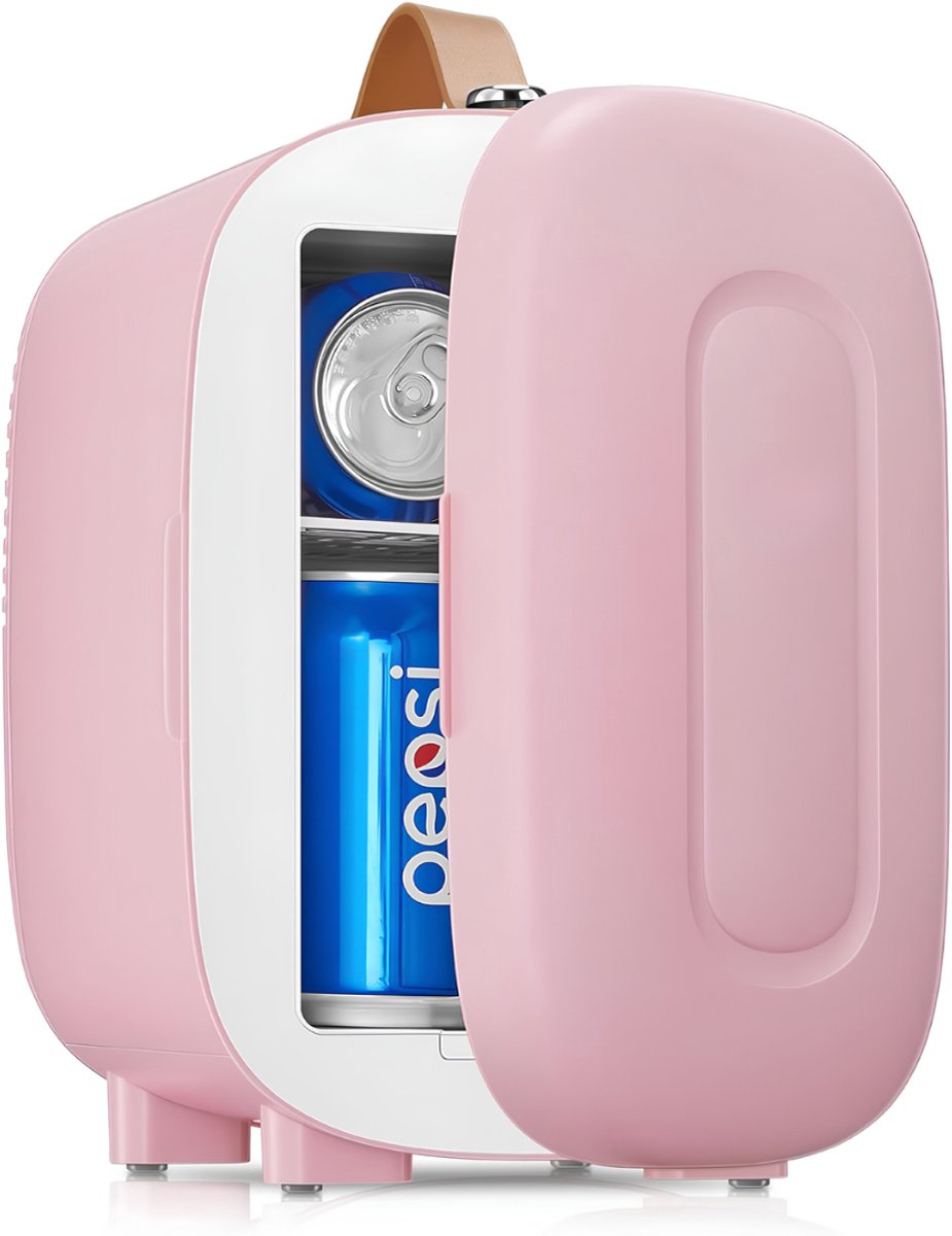 SP® Mini Koelkast - 5L Capaciteit - Minibar - Skincare Koelkast - Roze - 29cm x 20cm x 27cm