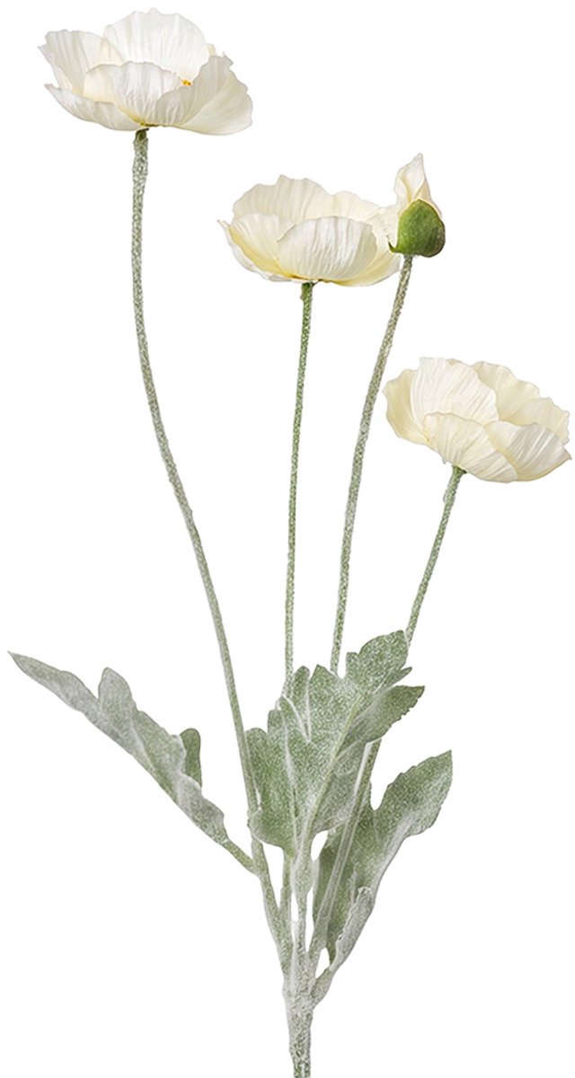 Clayre & Eef Kunstbloem Wit Kunststof