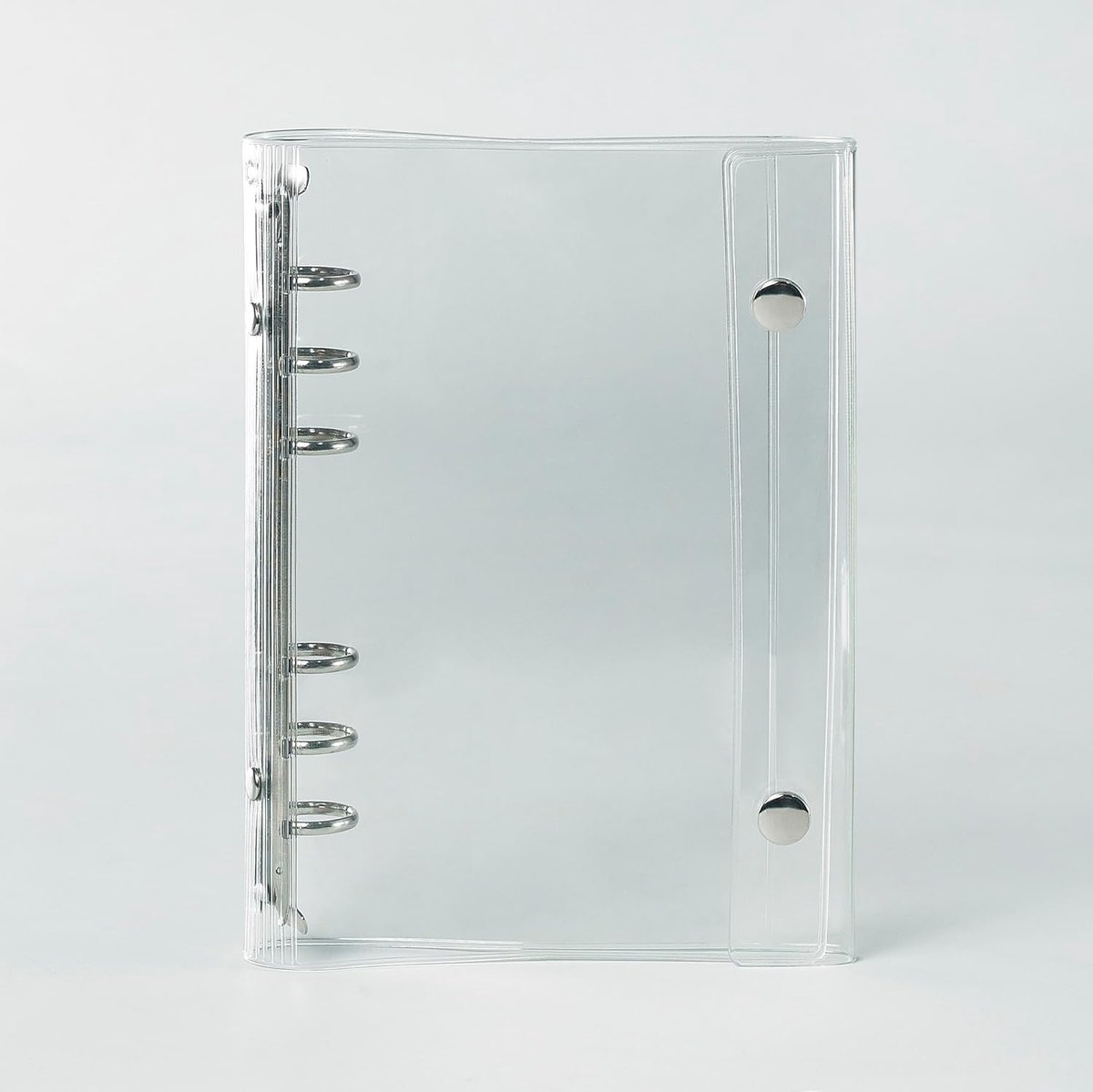 SnelShoppen - 6 Gaten Ringband A6 Notitieboek PVC, Losse Vellen, Planner Bladen, Perfect voor School, Kantoor & Universiteit