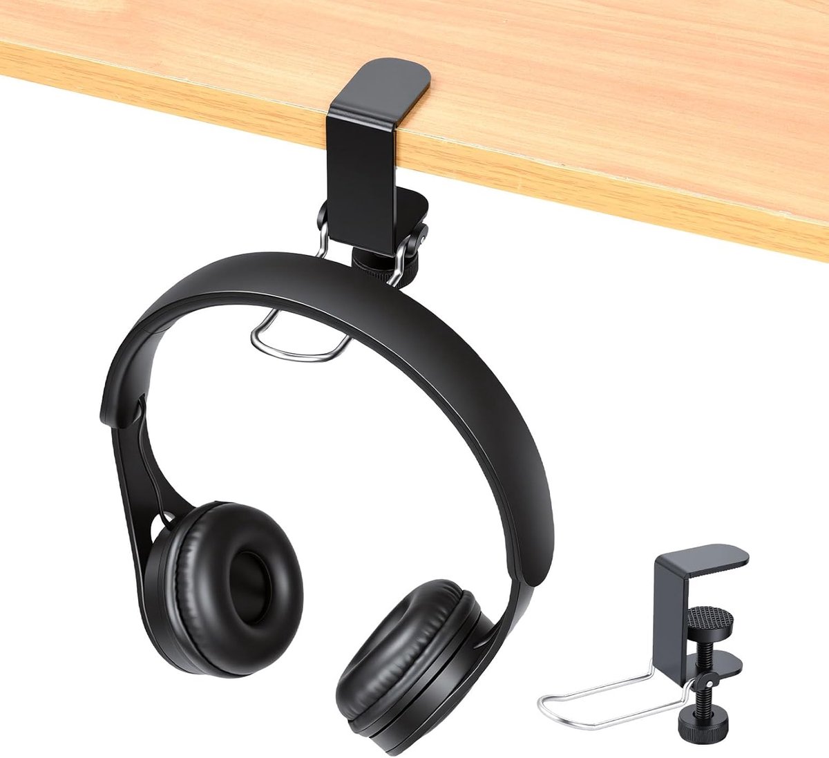 SnelShoppen - Opvouwbare Aluminium Koptelefoonstandaard met Kabelorganizer, Gaming Headset Houder voor Xbox en PC, Duurzaam en Stijlvol Ontwerp, Perfe