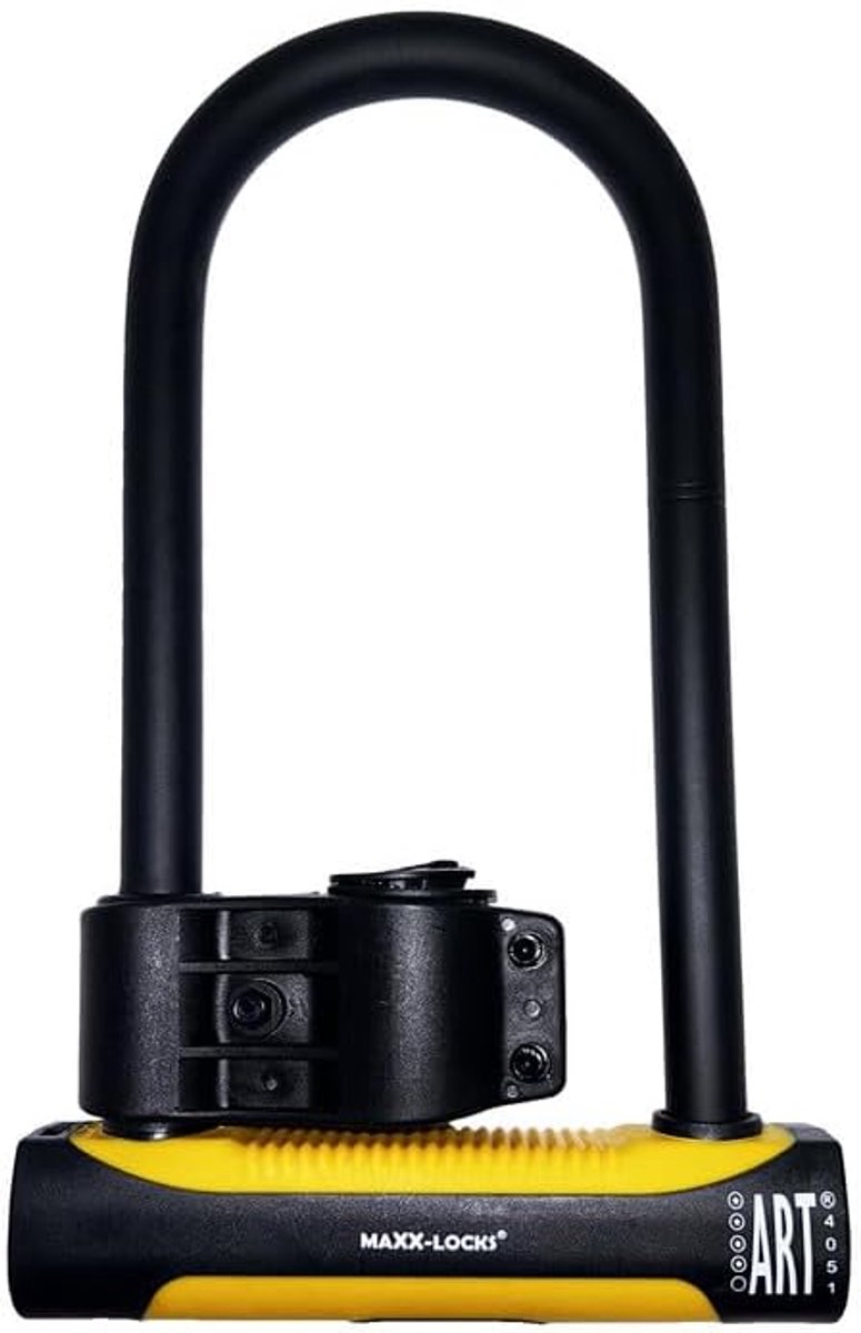 SnelShoppen - ART 4 Bracket Lock - Motorfiets Slot/Scooter Slot | Ultra Hardened Staal Beugel - 32cm | Hoogste Beveiliging voor Motoren, Scooters en M