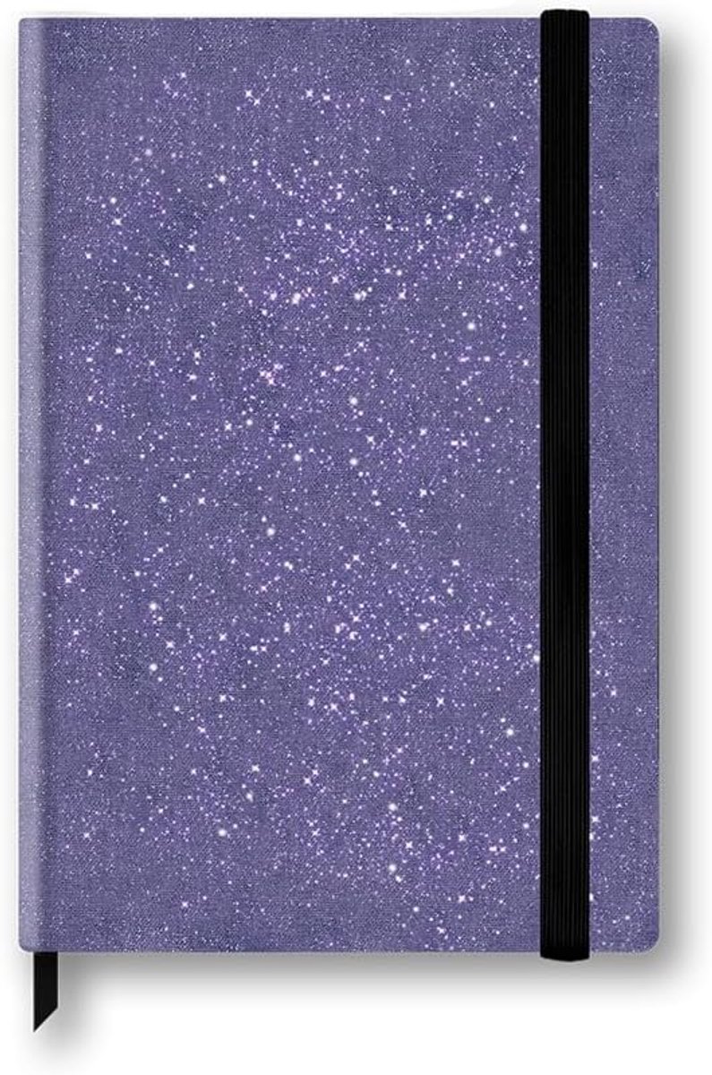 Glitter Notitieboek - Schrijfvriendelijk Boek - Ideeën Noteren - Vaste Omslag - A5 - Meerkleurig