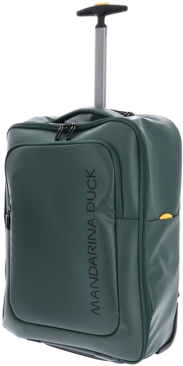 MANDARINA DUCK trolley rugzak Eco Coated Trolley Backpack 34L Deep Green donkergroen 54cm