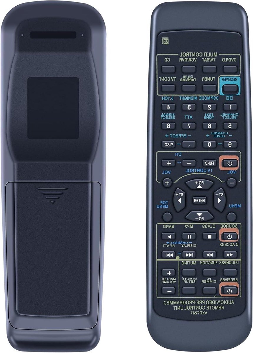 Vervangende Afstandsbediening - Universele Controller - Home Cinema Bediening - Geen Installatie Nodig - 17 cm - Zwart
