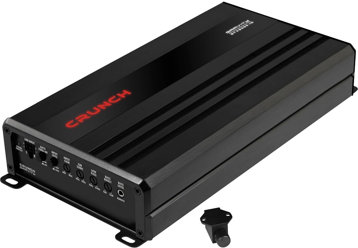 SnelShoppen - Powerful Class D Mono Versterker 3000W Max | Digitale Autoradio Amplifier | Ideaal voor Subwoofers | Bass Boost & Filters