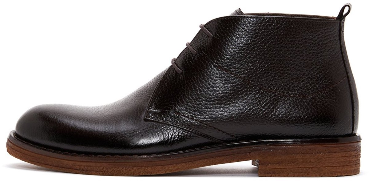 DERIMOD Ankle Boots Leather Ankle Boots