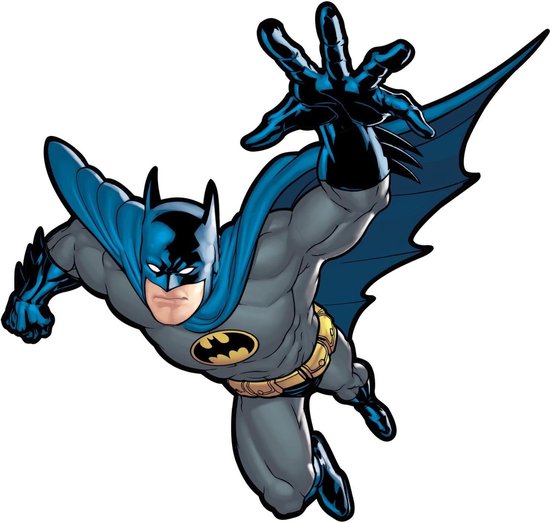 Muursticker Batman - Superheld Decoratie - Kinderkamer Versieren - Herbruikbaar Zonder Resten - A4 Formaat - Multicolor