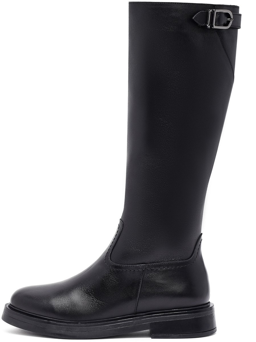 DERIMOD Boots Leather Heeled Boots