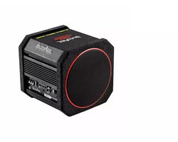Excalibur In Phase XTB-828R Actieve Auto Subwoofer 400W - 8 Inch met Passieve Radiator en Class D Versterker