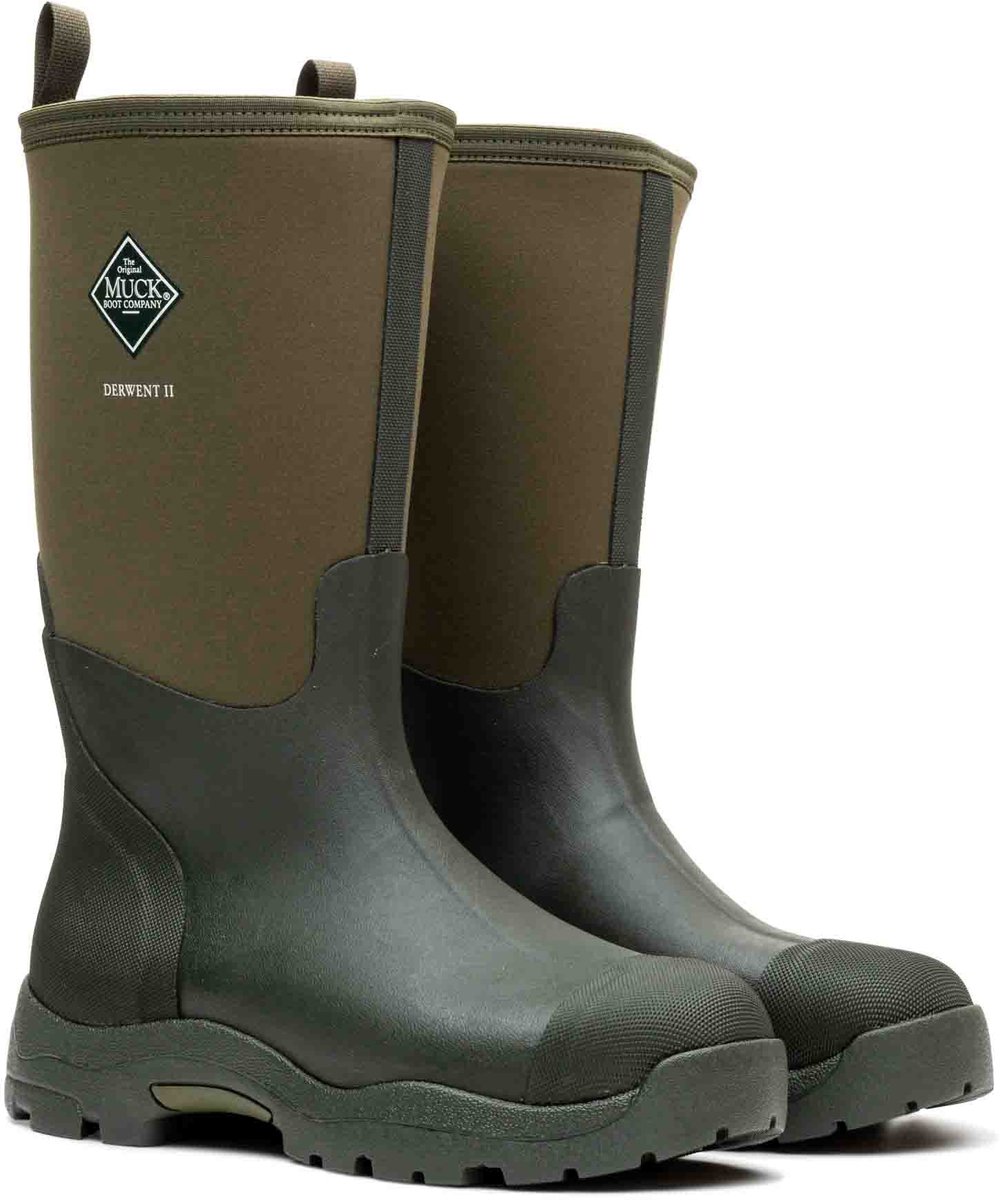 Muck Boot Derwent II | Mos - Regenlaarzen - Maat 43 -