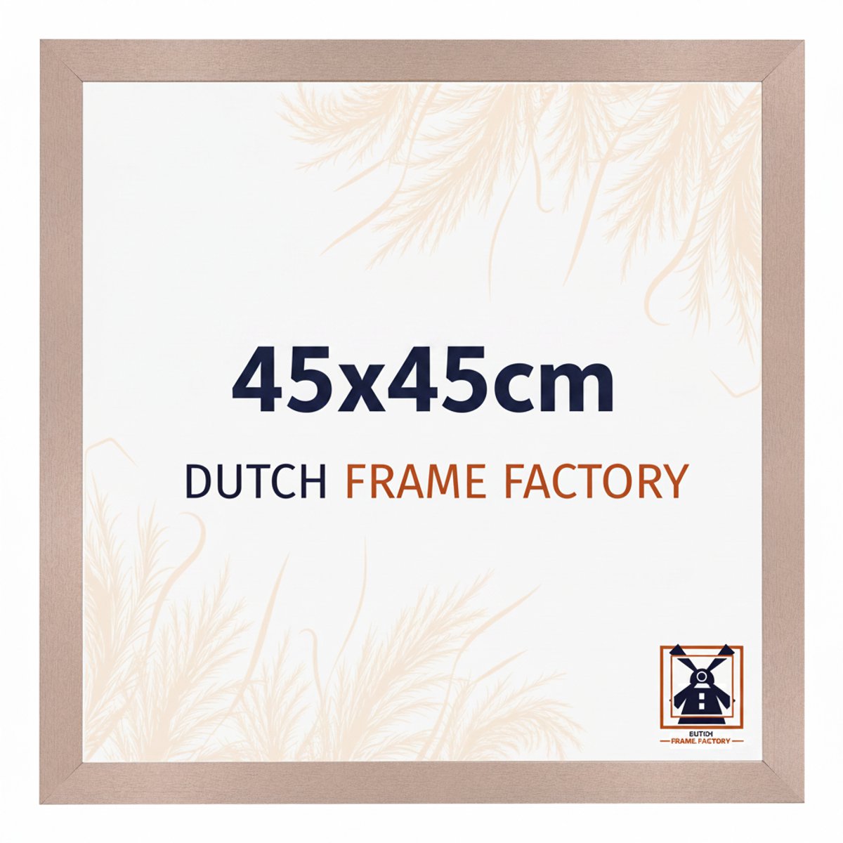 Fotolijst 45x45 cm - MDF - Oudroze - Benno