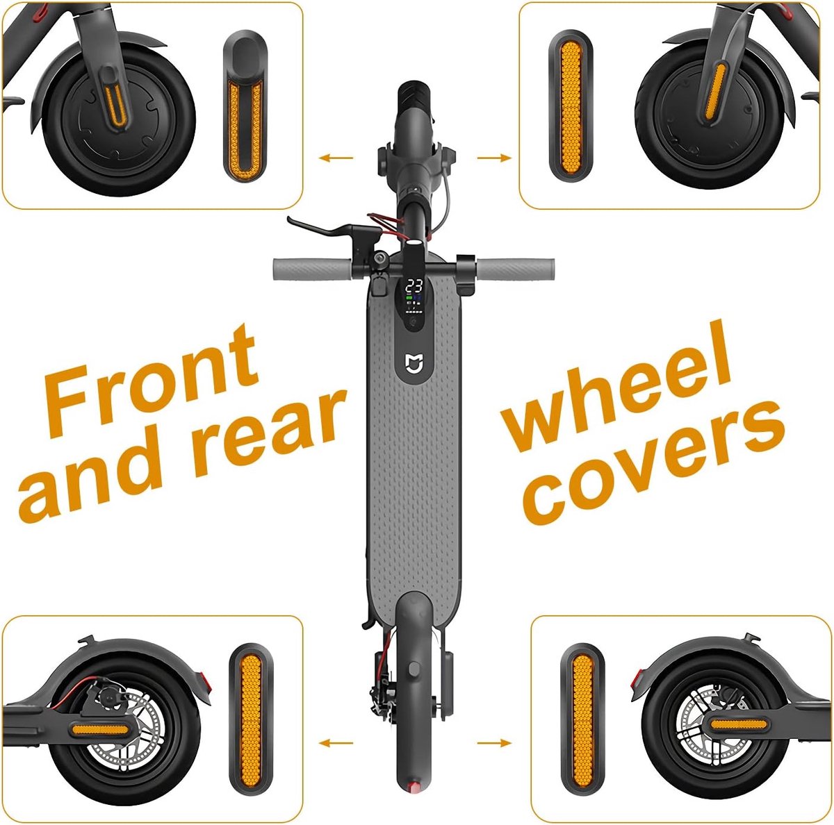 SnelShoppen - Verstelbare Schouderband voor Elektrische Scooter, Draagriem voor Kinderen, Vouwfiets, Verbeterde Reflecterende Strips voor Veiligheid,