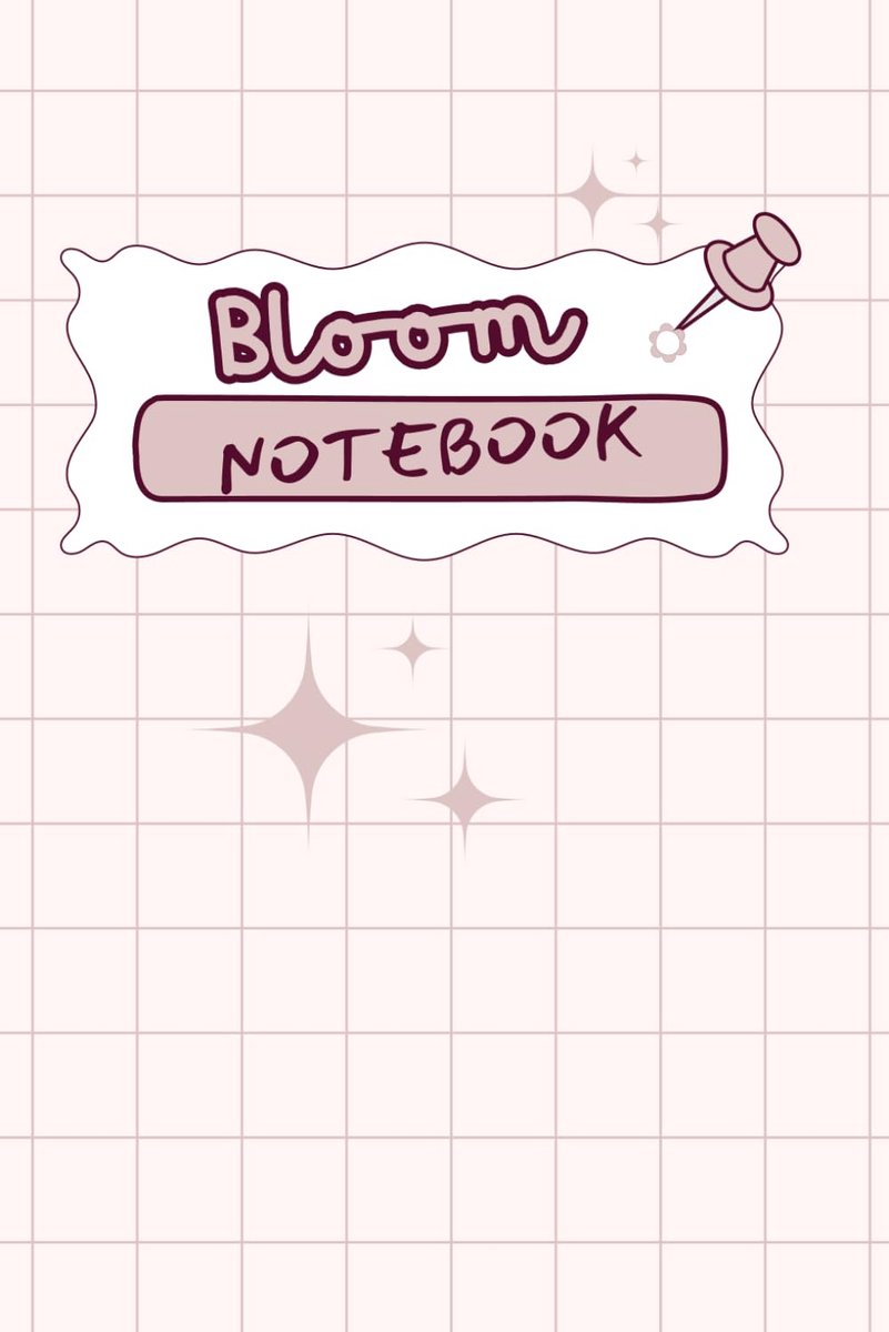 SnelShoppen - Bloom Notebook: Ruitjes Notitieboekje 120 Pagina's Grafiek Journal 6x9 Inch Matte Kaft, Schattig Esthetisch Vierkant Geregeld Dagboek vo
