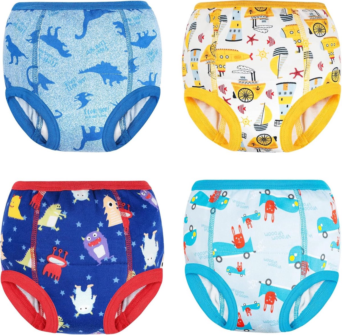 SnelShoppen - Potty Training Ondergoed voor Kinderen - Comfortabel, Ademend, 90/2T - Voor Jongens en Meisjes, Ideaal voor Zindelijkheidstraining