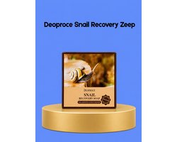 Deoproce Snail Recovery Zeep – Professionele Herstelzeep met Slakkenslijm – Intensieve Reiniging & Huidherstel – Ondersteunt Celvernieuwing, Hydrateert & Verzacht – Voor een Gladdere, Stralende & Gezonde Huid