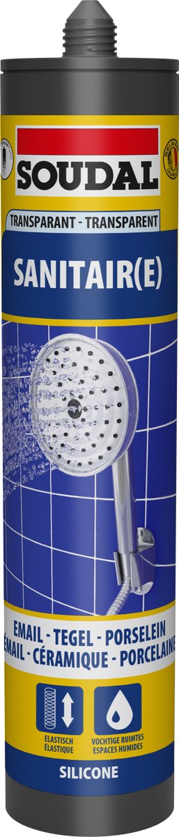 Sanitaire silicone transparant