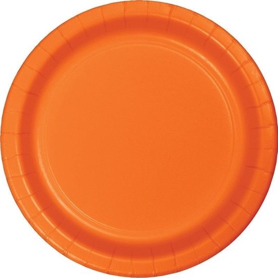 Oranje borden 8 stuks | bol.com