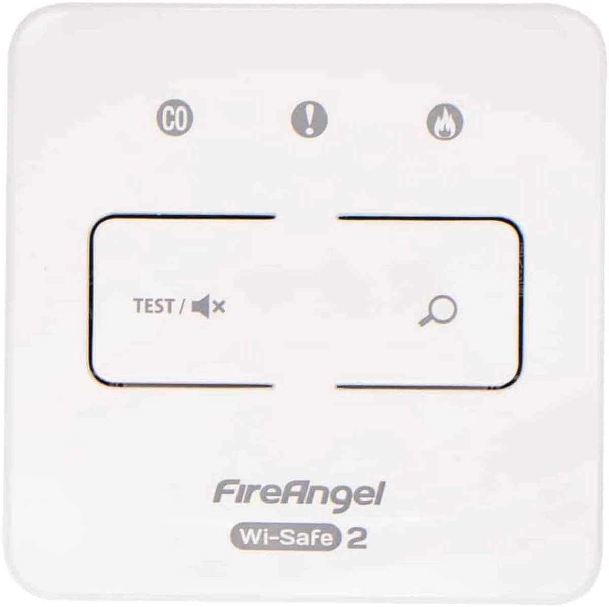 SnelShoppen - Linkbare Combi Detector Control Unit - Beheer tot 50 Wi-Safe 2 Apparaten - Rook-, Koolmonoxide- en Hitte Detectors - Wit - 1 Stuk
