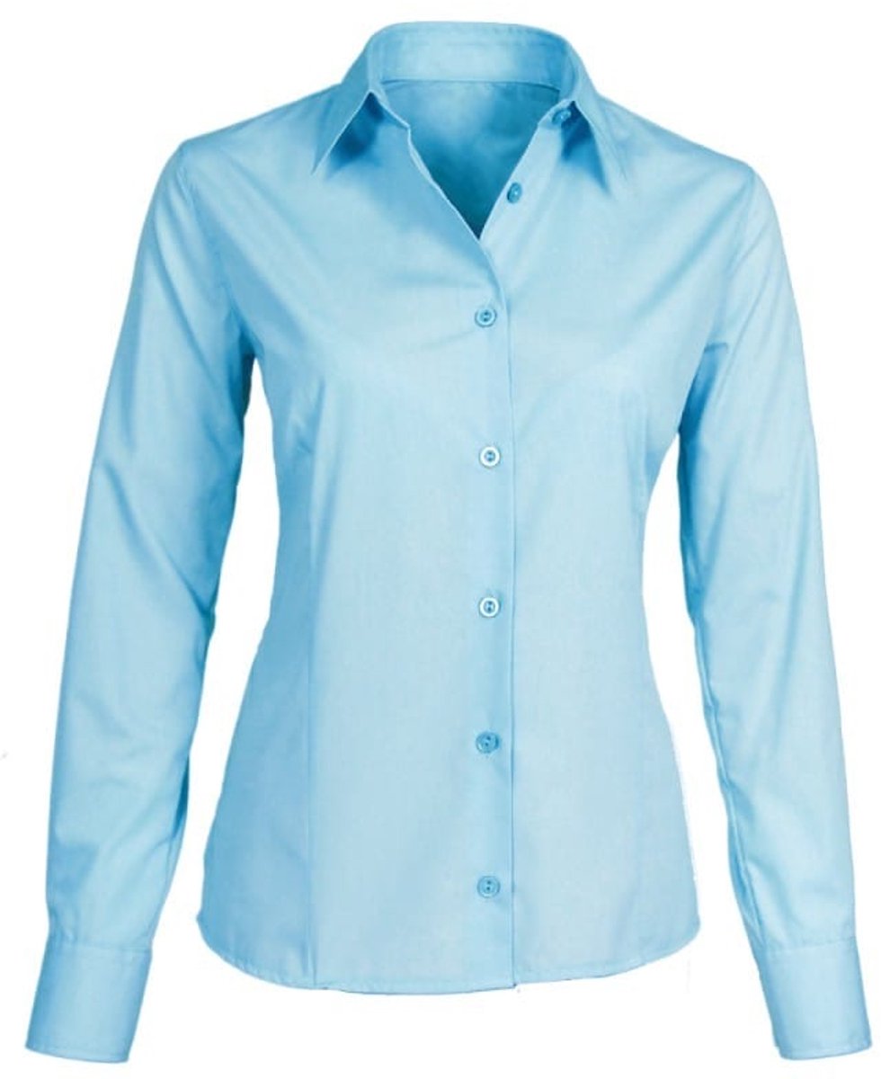 Giovanni Capraro Damesblouse 27009 Turquoise | Maat 36