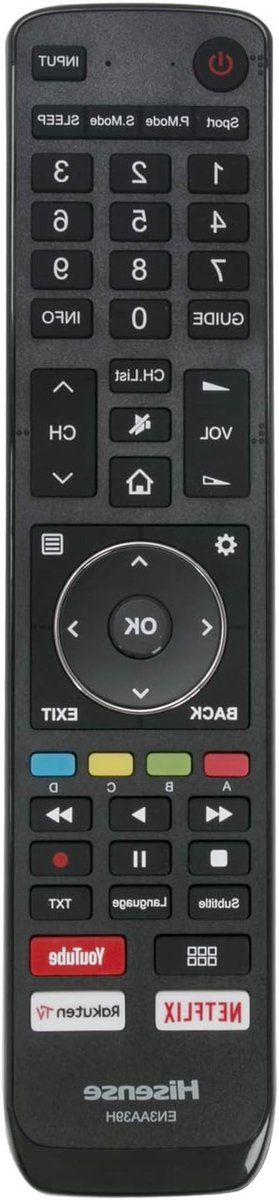 Universele Afstandsbediening - Vervangende Afstandsbediening - TV Bediening - Geen Installatie Nodig - 10 Meter Bereik - Zwart