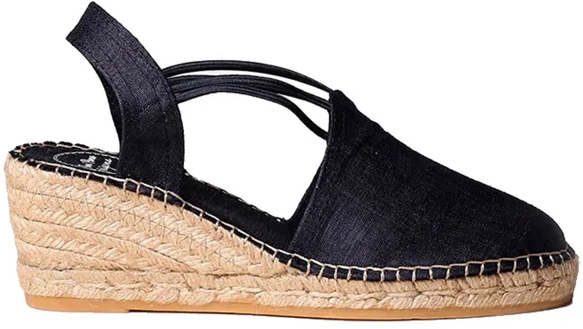 Toni Pons Turia Wedge Espadrilles Zwart EU 36 Vrouw