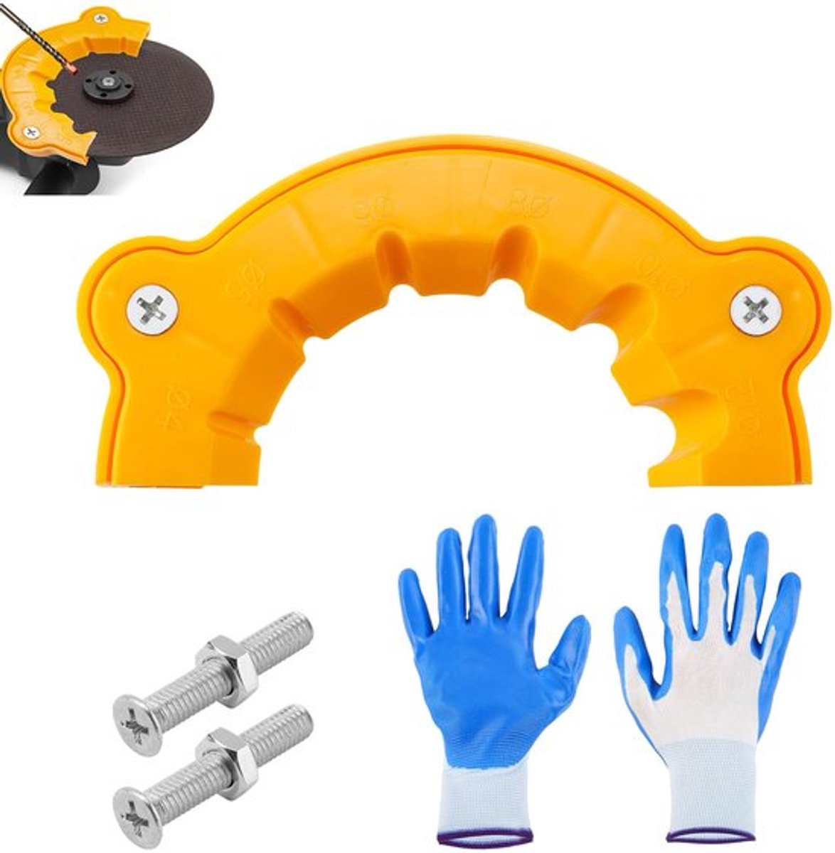 Boorbit Slijper, Draagbare Boorbit Slijpbevestiging Multifunctioneel Boor Slijper Slijpgereedschap met Handschoenen Multi-Specificatie Haakse Slijper Boorbit Slijper voor Alle Bits