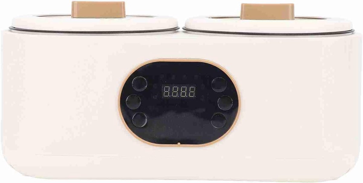 SnelShoppen - Dual Slow Cooker 2 Pot Voedselverwarmer Multifunctionele Automatische Rijstkoker Elektrische Hot Pot voor Thuis en Feest - Ideaal voor K