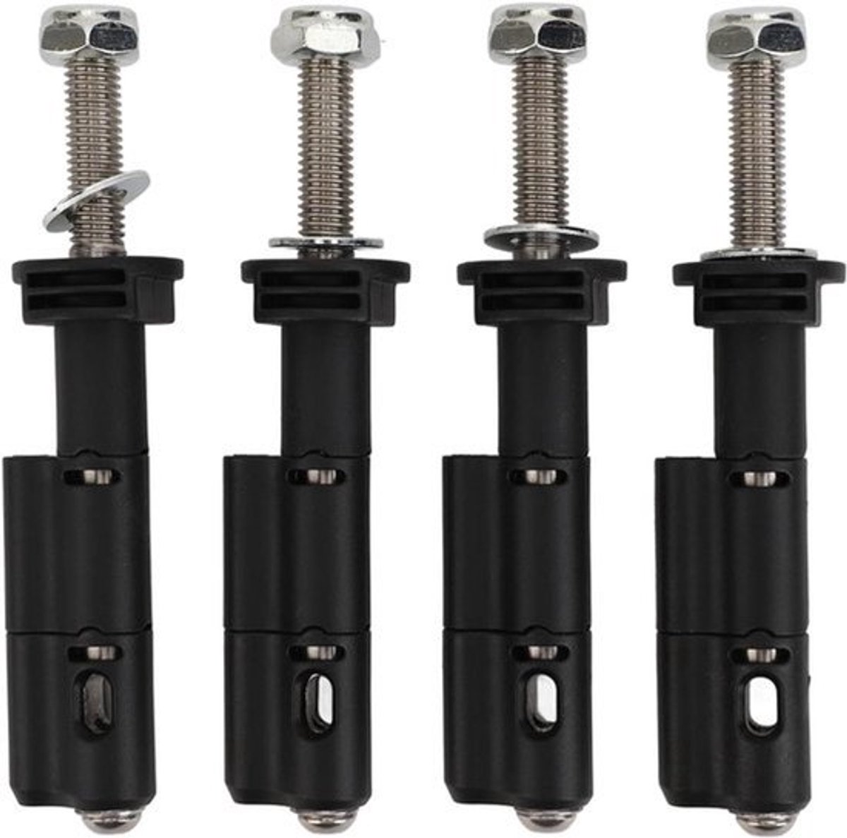Traction Board Mounting Pin Set - Eenvoudige Installatie - Betrouwbare Veiligheid - RVS Nylon - Geschikt voor MKII Recovery Traction Boards (Zonder Wachtwoordslot)