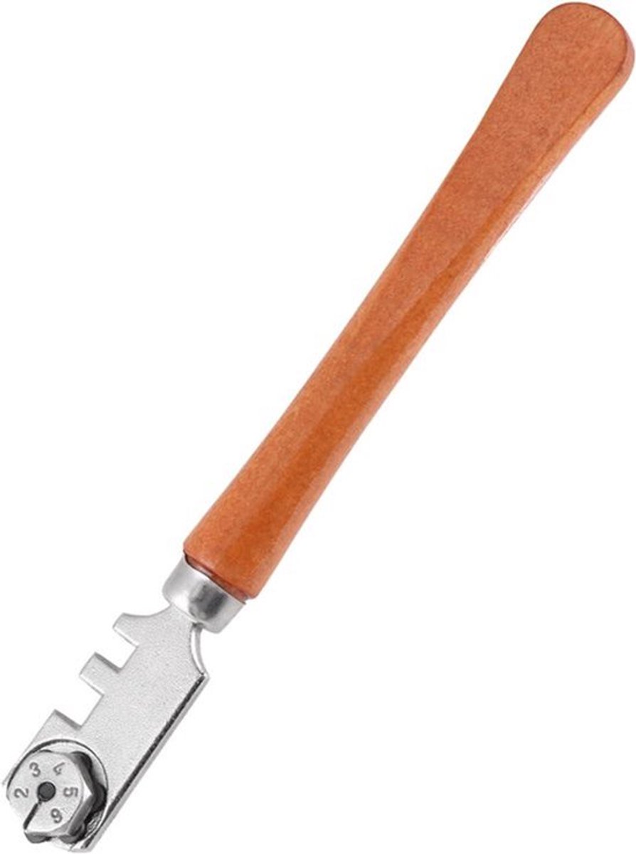 Professionele Glassnijder 130 MM met houten handvat voor het snijden van glas